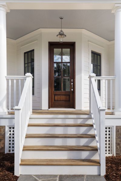 Stoop Railing Installation in Eagle