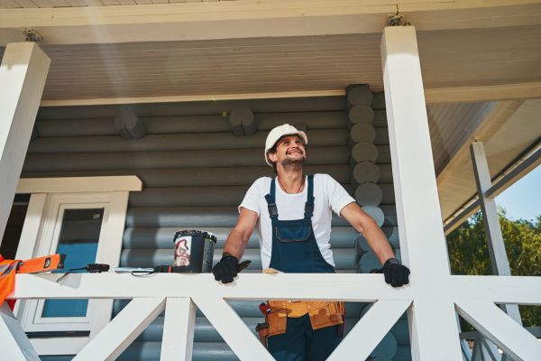Porch Ceiling Construction in Eagle