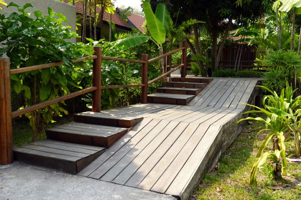Wood Ramp Installation in Eagle