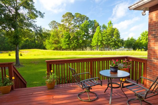 Redwood Deck Installation in Eagle