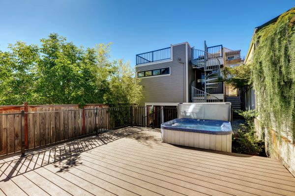 Hot Tub Deck Installation in Eagle